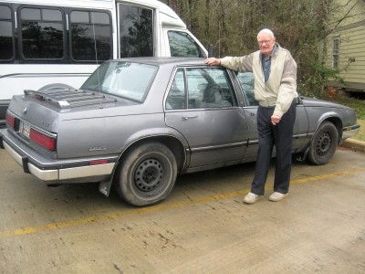 Elton with his old car