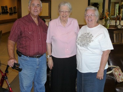 Bud and Mary Aldrich with Ruth